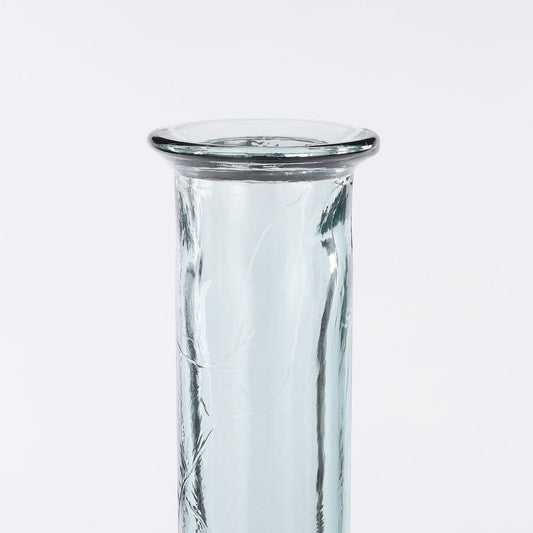 Mica Decorations Kyara Fles Vaas - H100 x Ø20 cm - Gerecycled Glas - Transparant