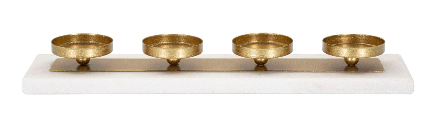 Mauro Ferretti MARBLE CANDLE HOLDER CM 40X10X5