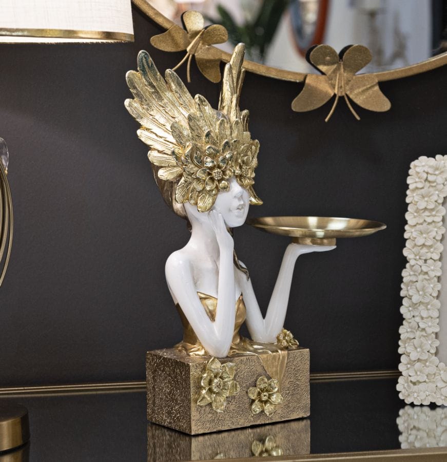 Mauro Ferretti MINERVA STATUE CM 20X12X36,5