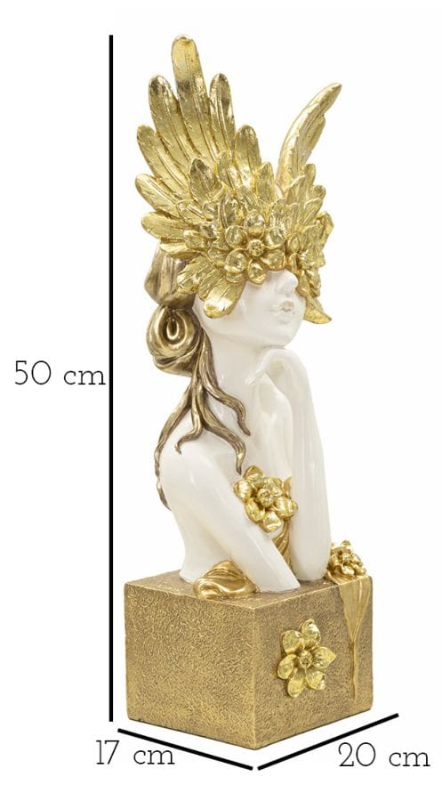 Mauro Ferretti MINERVA STATUE CM 20X17X50