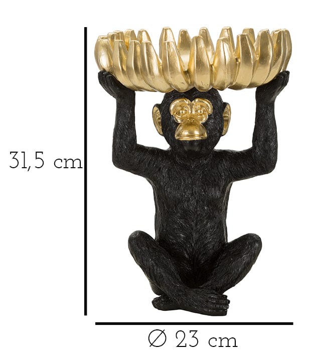 Mauro Ferretti MONKEY TRAY BANANE CM Ø 23X31,5