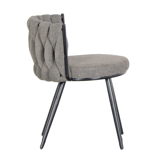 Pole To Pole Moon chair taupe (Set of 2)
