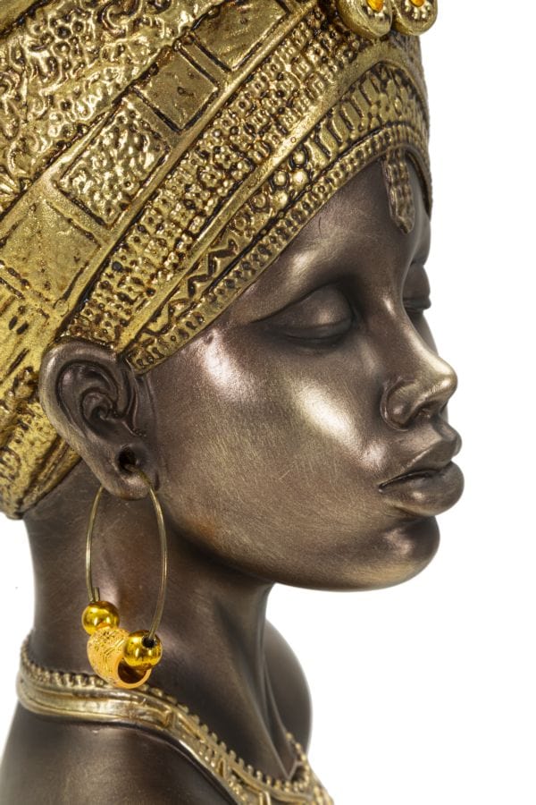 Mauro Ferretti MUMBASA STATUE CM 23,5X17,5X39,5