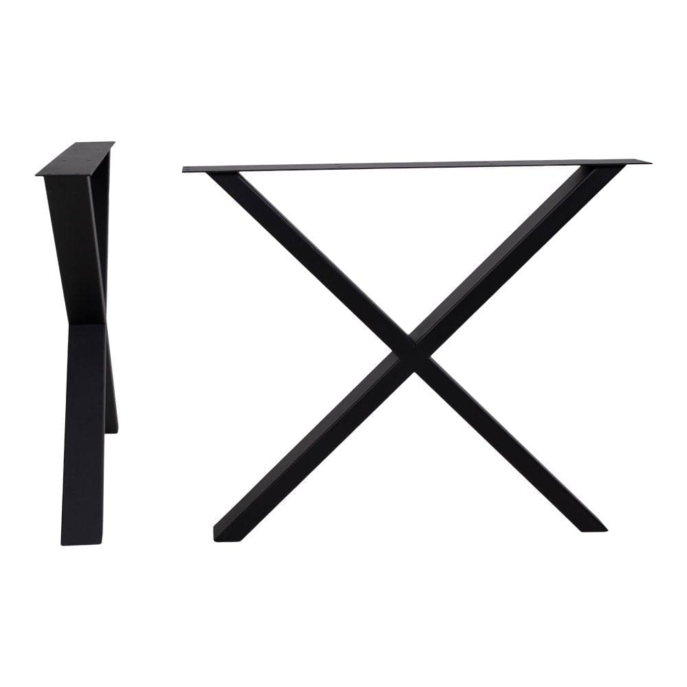 House Nordic ApS Nimes Poten voor eettafel - Poten voor eettafel gepoedercoat in zwart Design X