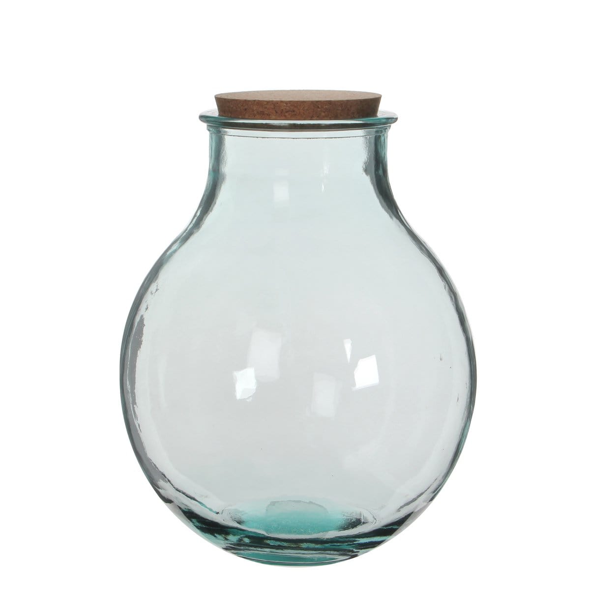 Mica Decorations Olly Vaas - H38 x Ø29 cm - Gerecycled Glas - Transparant