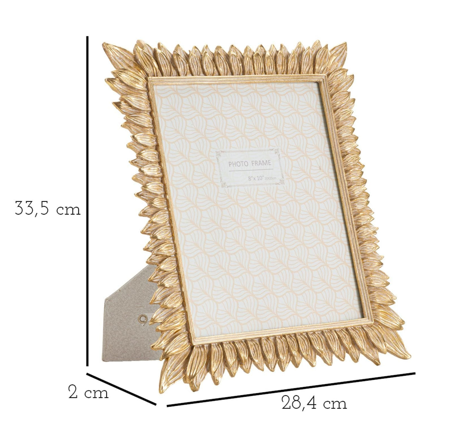 Mauro Ferretti PHOTOFRAME MOLAS CM 28,4X2X33,5 (INSIDE PHOTO SIZE CM 20X25)