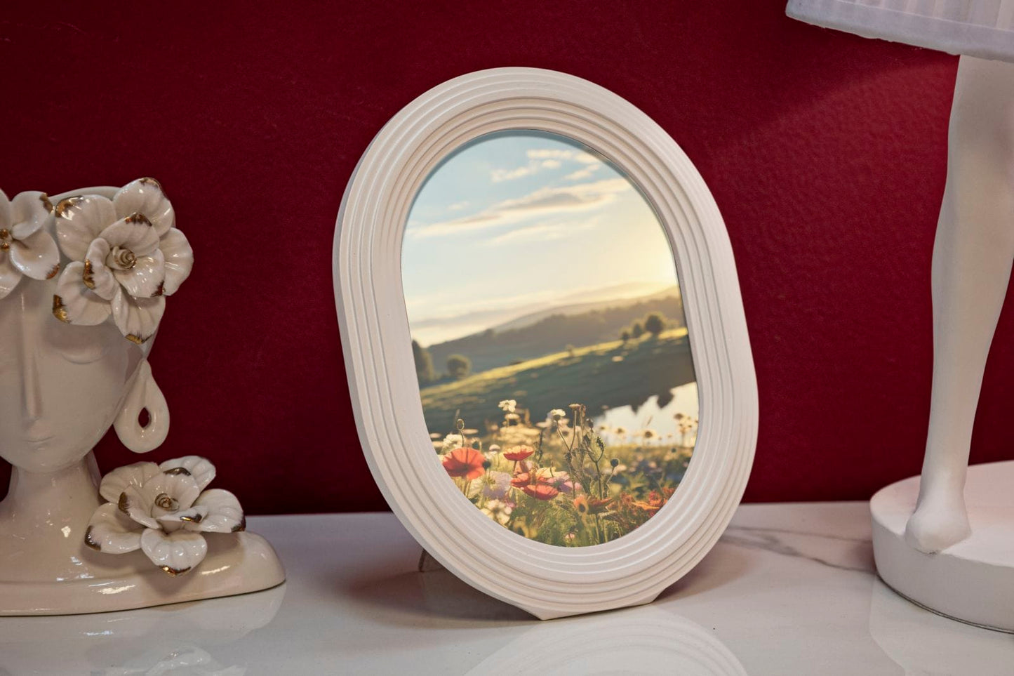 Mauro Ferretti PHOTOFRAME OVALLY CM 20X2X25 (INSIDE PHOTO SIZE CM 15X20)