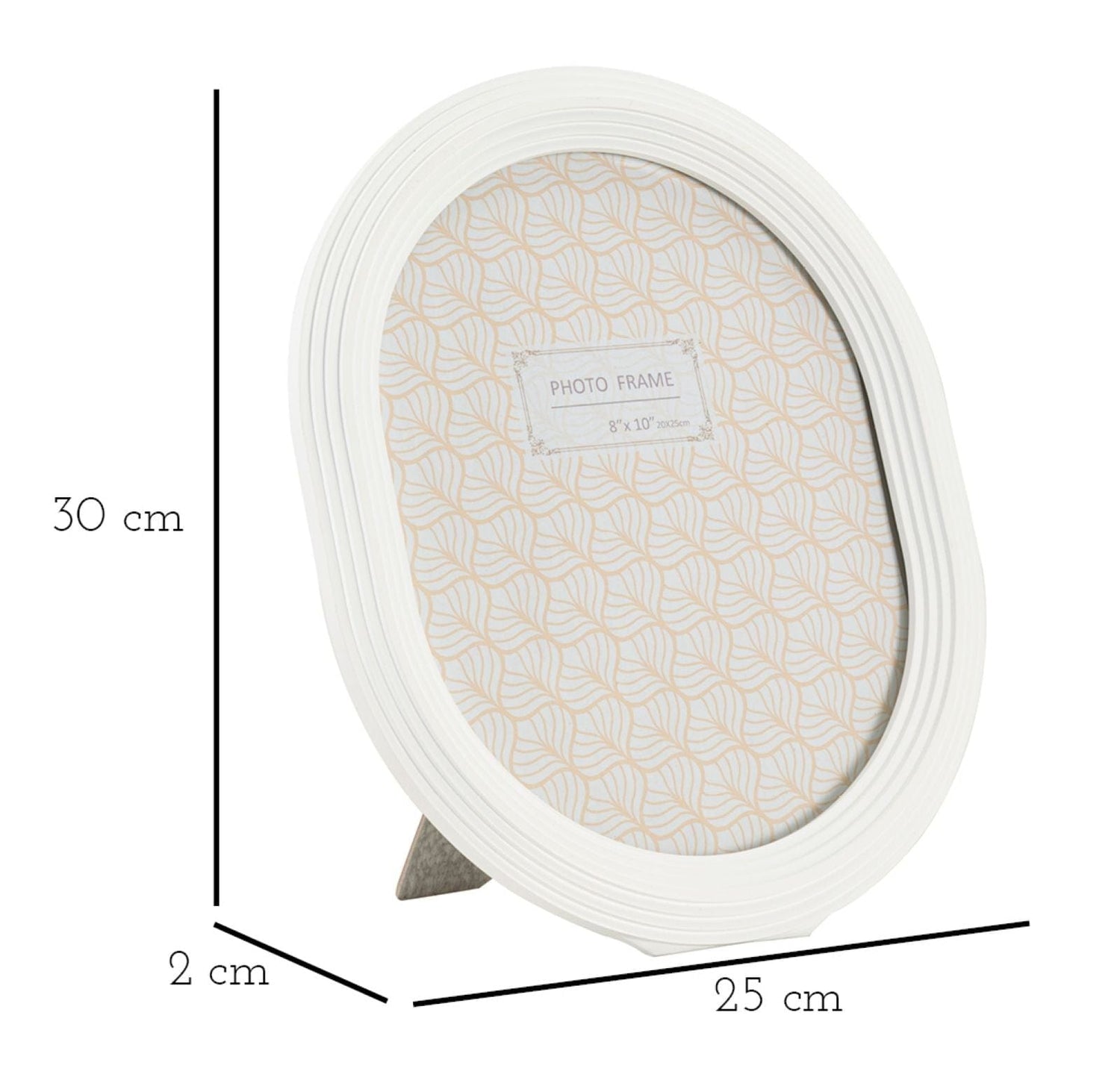 Mauro Ferretti PHOTOFRAME OVALLY CM 25X2X30 (INSIDE PHOTO SIZE CM 20X25)