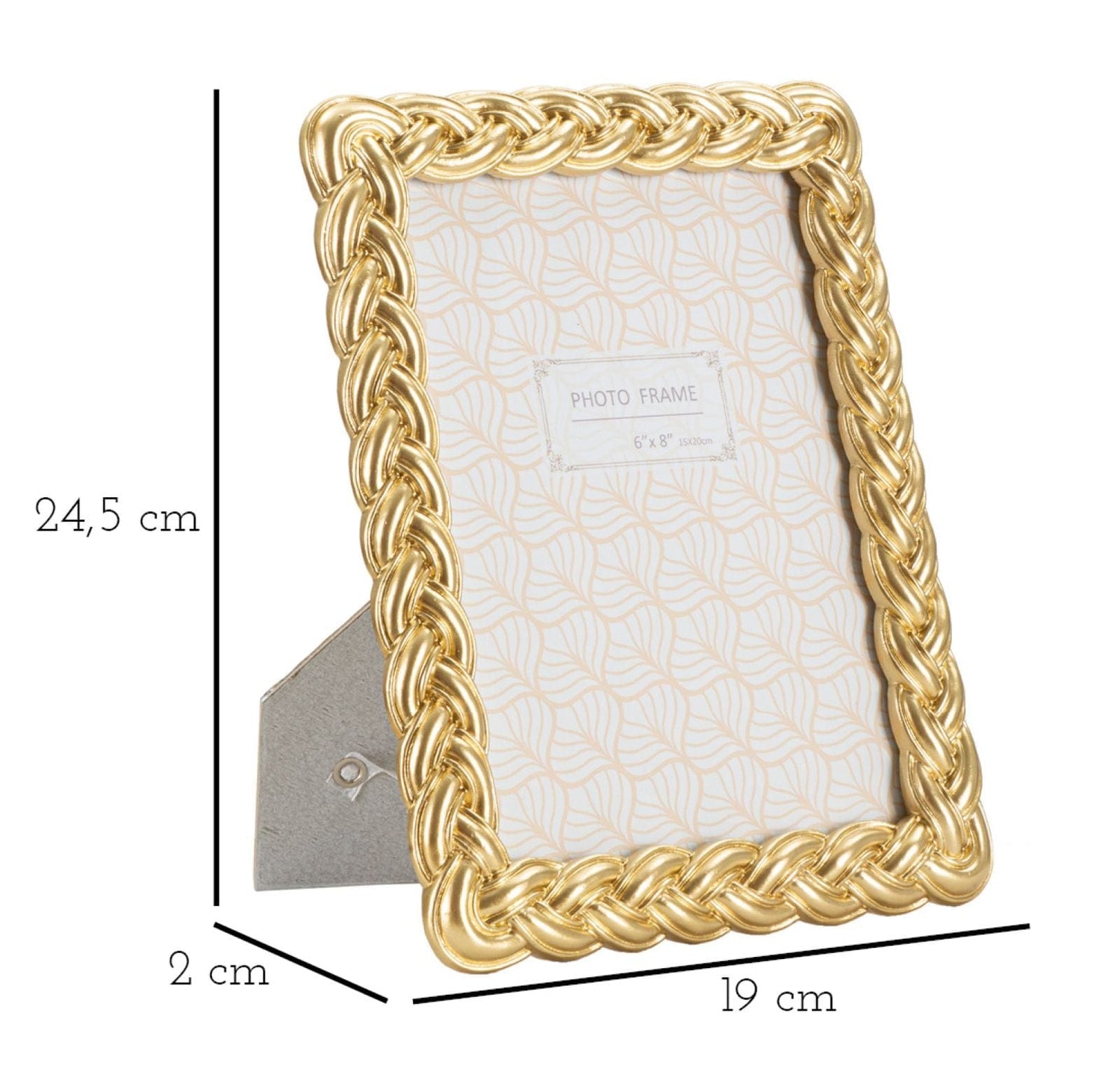 Mauro Ferretti PHOTOFRAME ROPE CM 19X2X24,5 (INSIDE PHOTO SIZE CM 15X20)