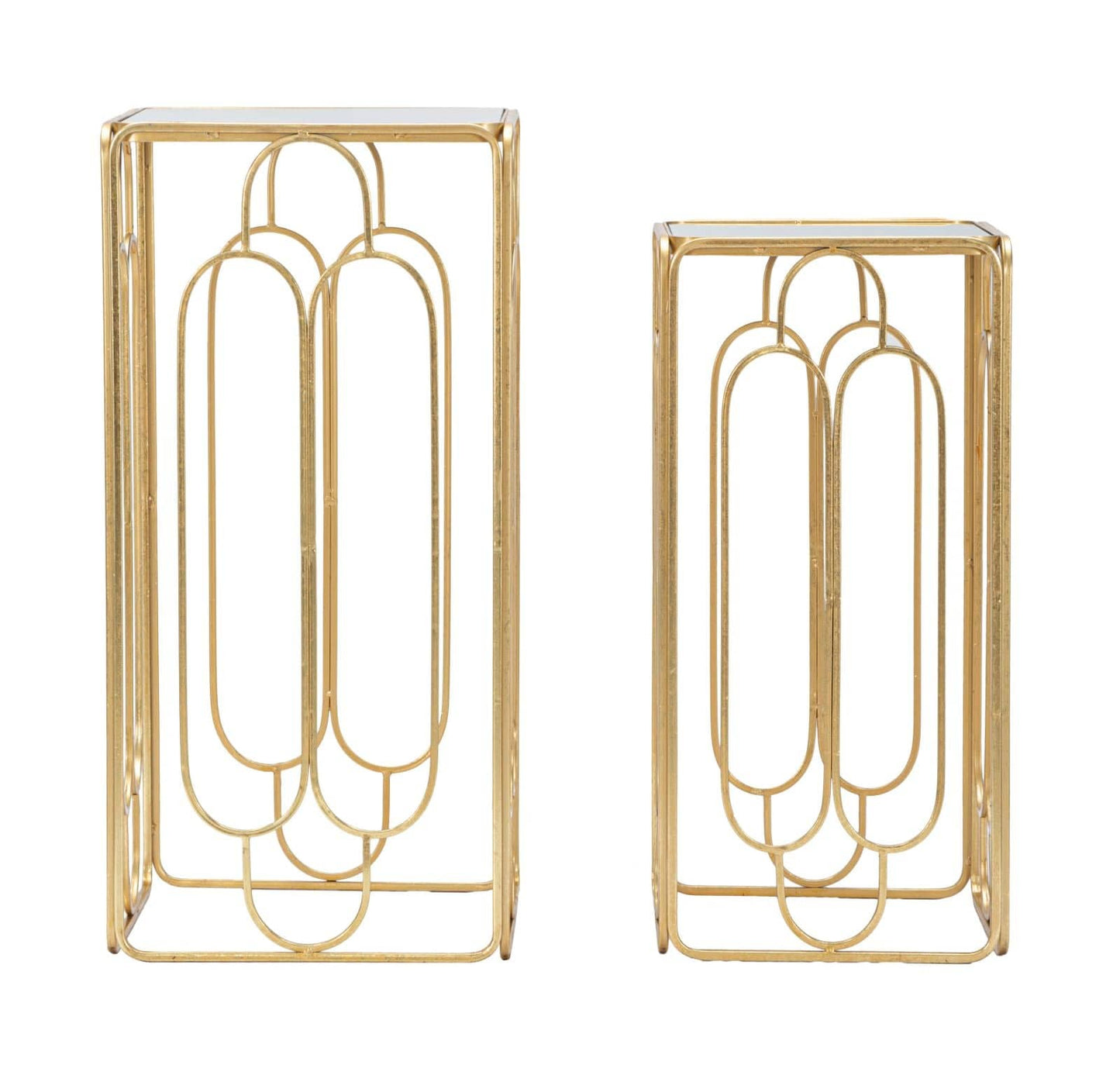 Mauro Ferretti PLANT HOLDER ARTY SET 2 PCS CM 
 34X34X70-29X29X60