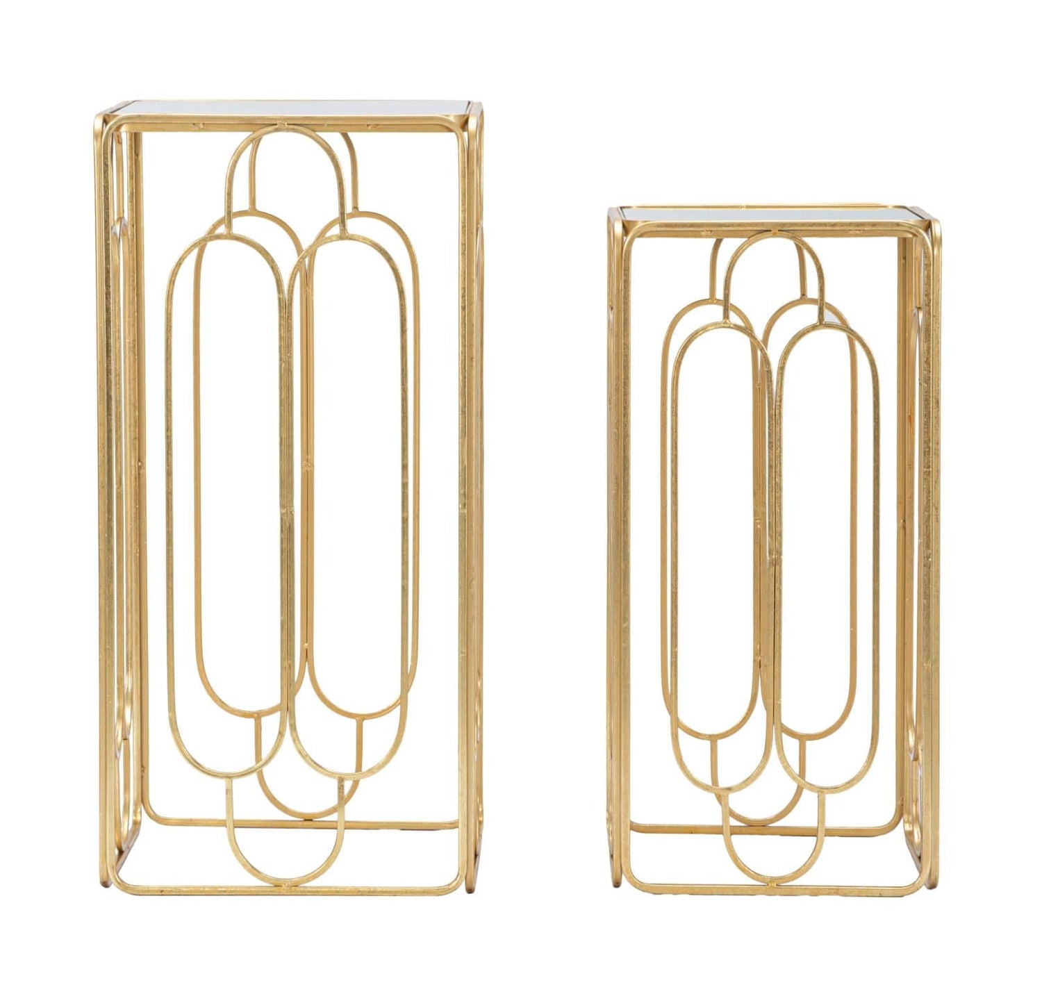 Mauro Ferretti PLANT HOLDER ARTY SET 2 PCS CM 
 34X34X70-29X29X60