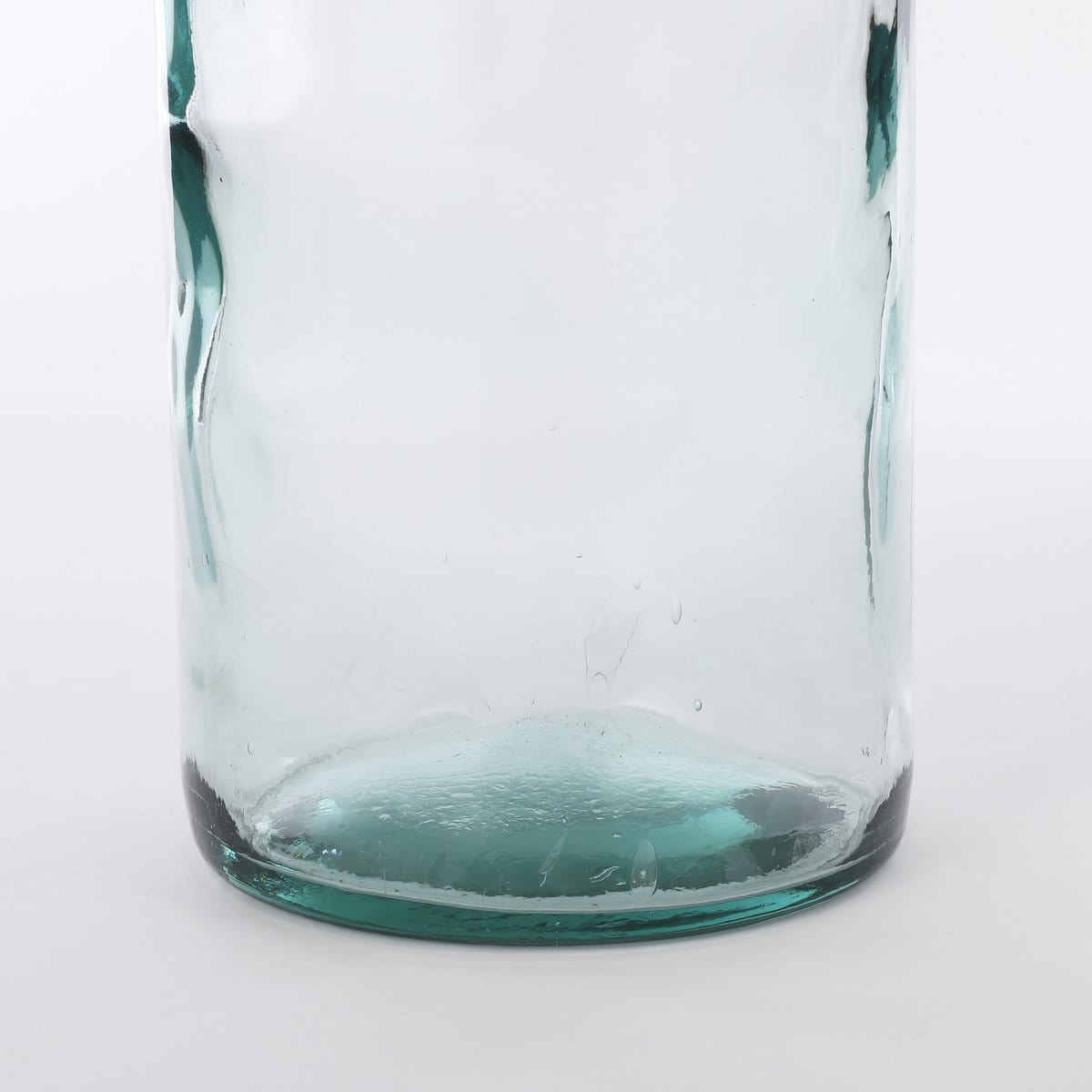 Mica Decorations Rioja Fles Vaas - H75 x Ø18 cm - Gerecycled Glas - Transparant