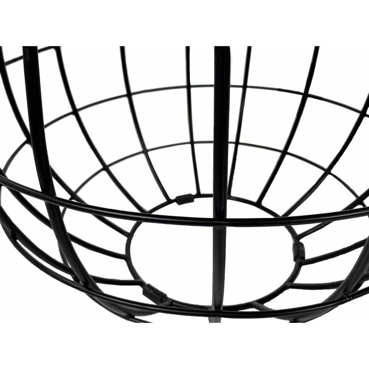 Voglrieder kreatives Wohnen Salontafel duurzaam rond ø 75 cm woonkamertafel massief hout London metalen rooster metalen frame