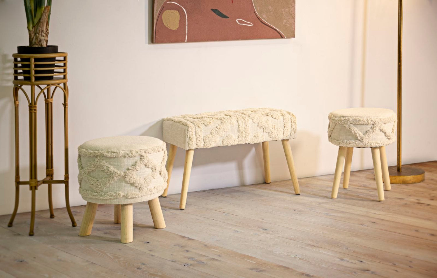 Mauro Ferretti STOOL DAMASCO TALL CM Ø 32X41