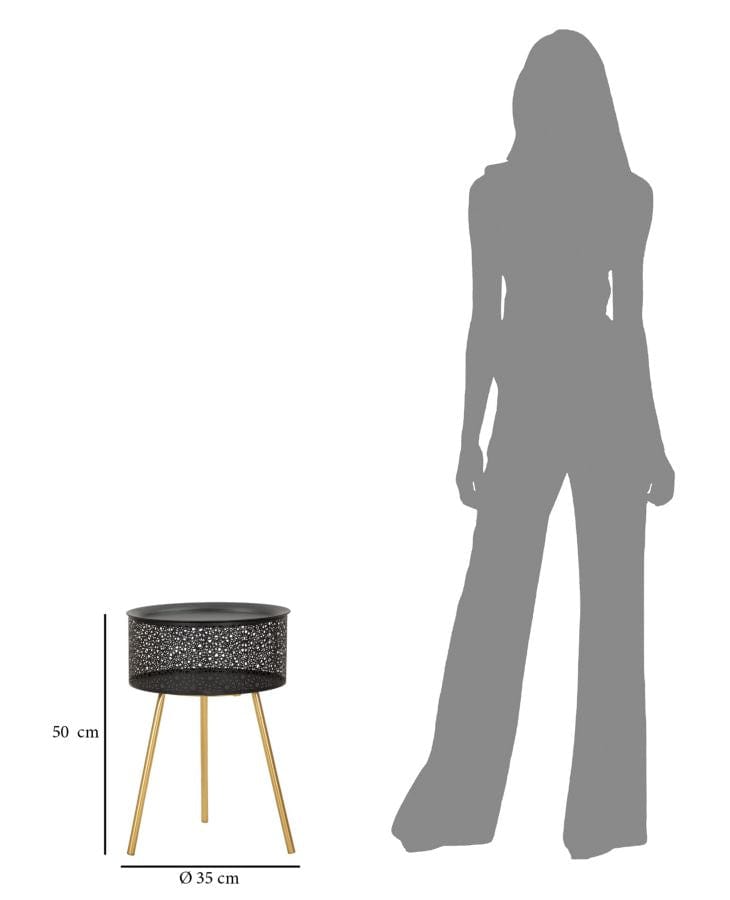 Mauro Ferretti TABLE BLACKY CM Ø 35X50