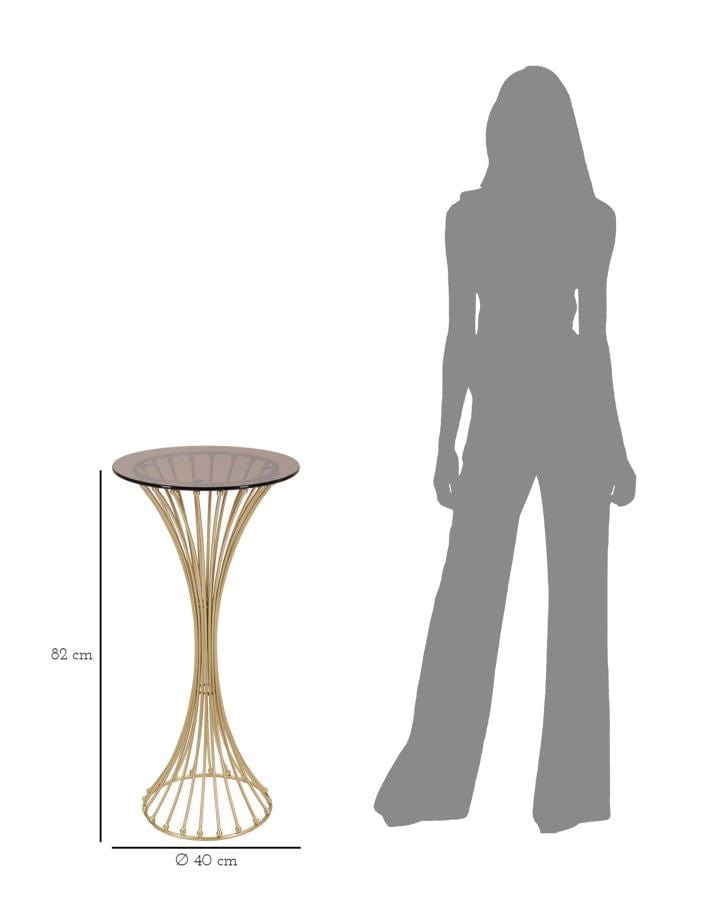 Mauro Ferretti TABLE CENTUR CM Ø 40X82