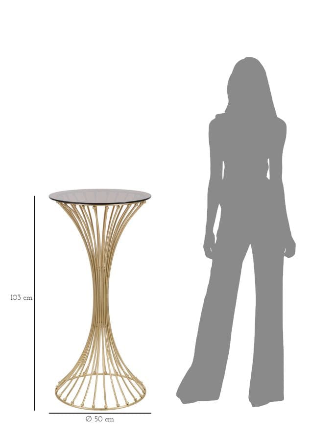 Mauro Ferretti TABLE CENTUR CM Ø 50X103