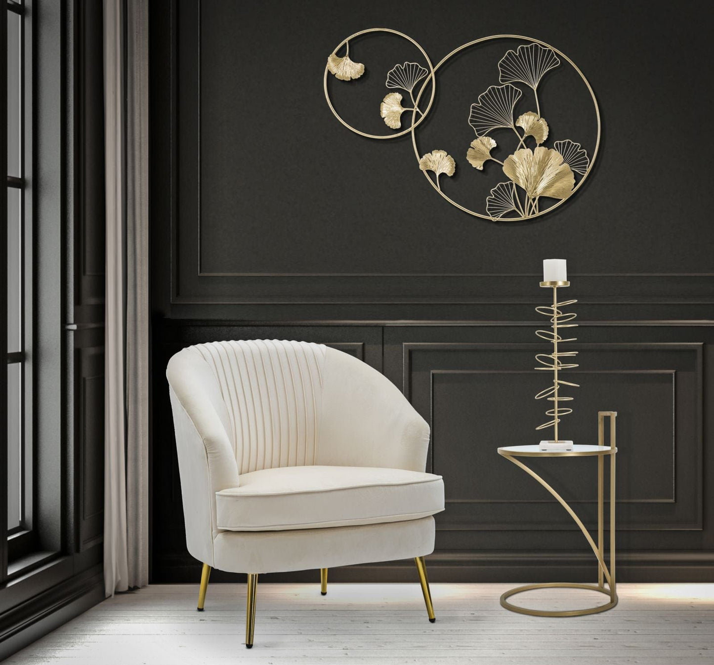 Mauro Ferretti TABLE GLAM SOFY CM Ø 38X61