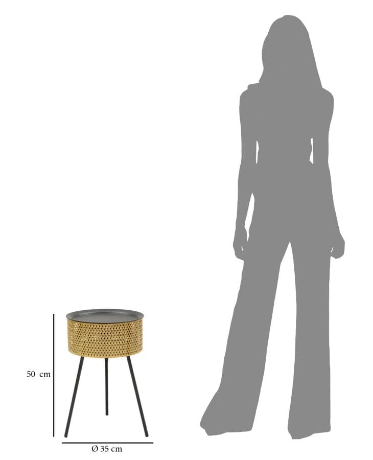 Mauro Ferretti TABLE GLOVY CM Ø 35X50