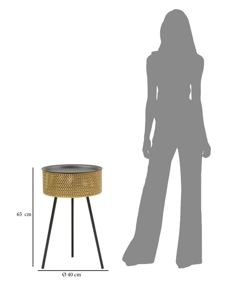 Mauro Ferretti TABLE GLOVY CM Ø 40X65