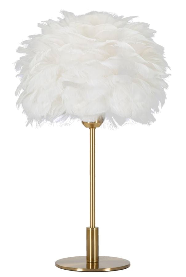 Mauro Ferretti TABLE LAMP BALL FEATHER CM Ø 30X50