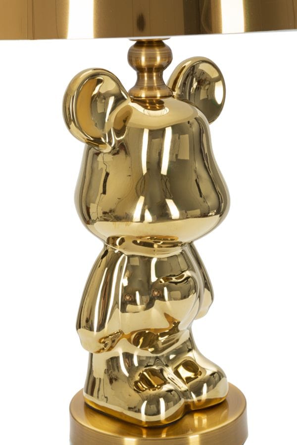 Mauro Ferretti TABLE LAMP BEAR GOLD CM Ø 30X54