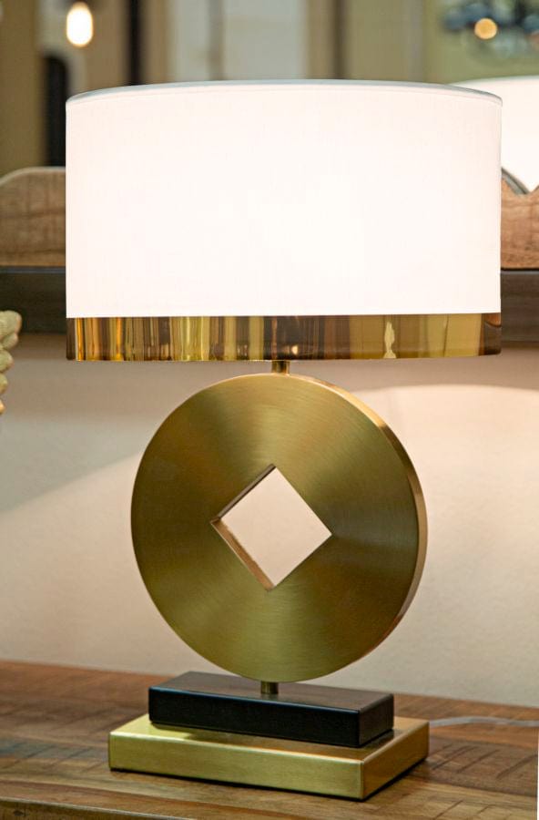 Mauro Ferretti TABLE LAMP COIN Ø 30X53