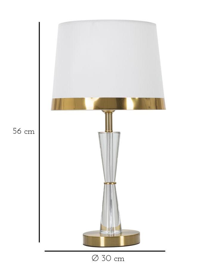 Mauro Ferretti TABLE LAMP CRISTAL CM Ø 30X56