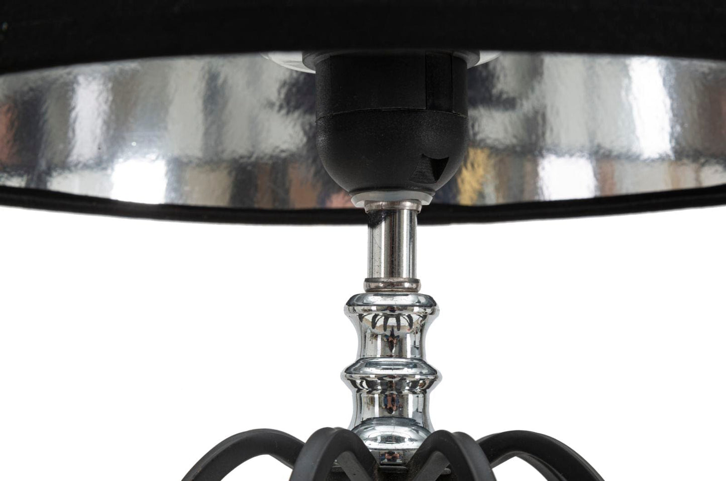 Mauro Ferretti TABLE LAMP DARKY SILVER CM Ø 28X56