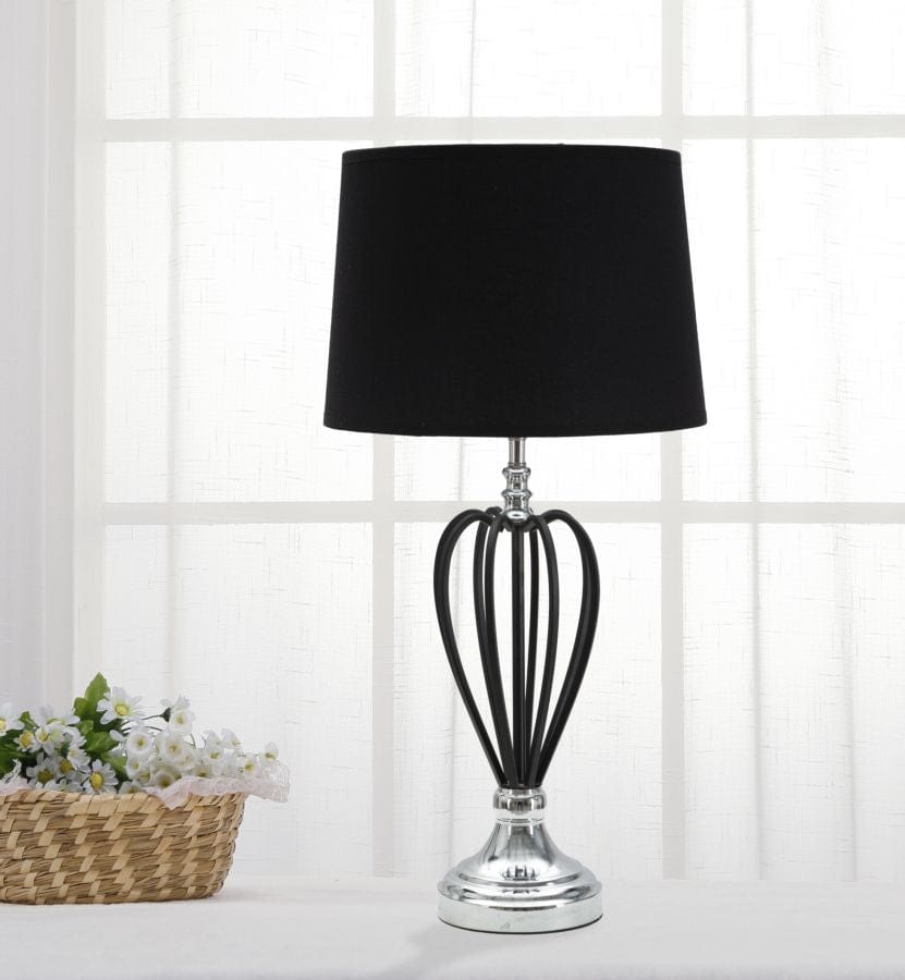 Mauro Ferretti TABLE LAMP DARKY SILVER CM Ø 28X56