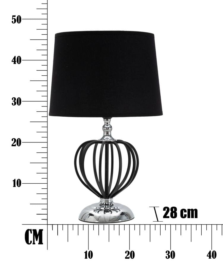 Mauro Ferretti TABLE LAMP DARKY SILVER CM Ø28X44,5