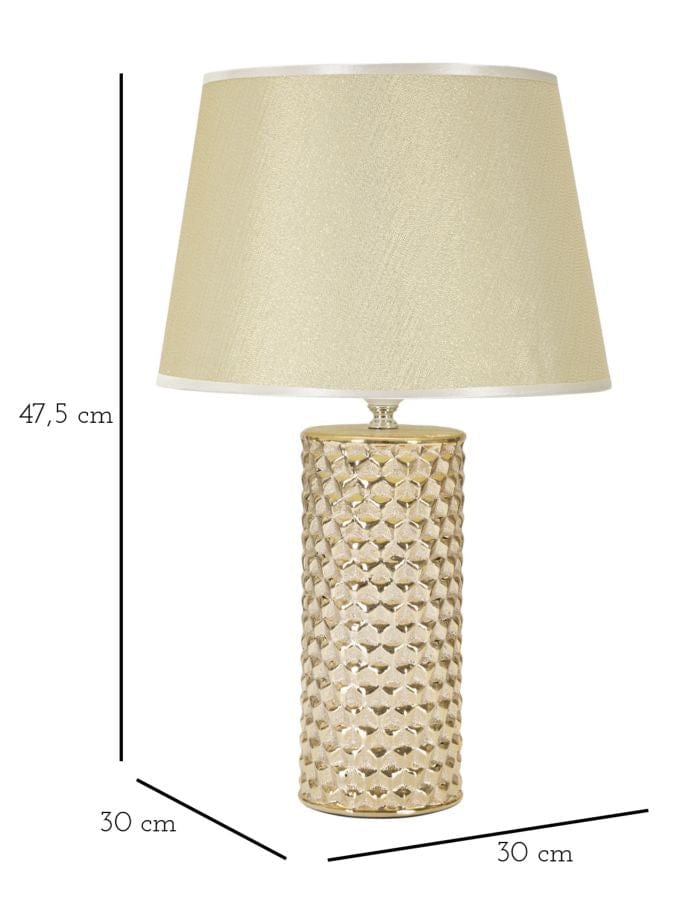 Mauro Ferretti TABLE LAMP GLAM GOLD CM Ø 30X47,5