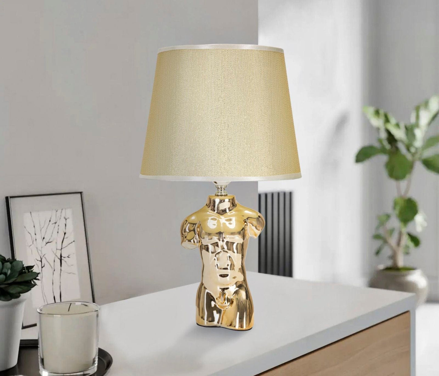 Mauro Ferretti TABLE LAMP GLAM MAN CM 25X42,5