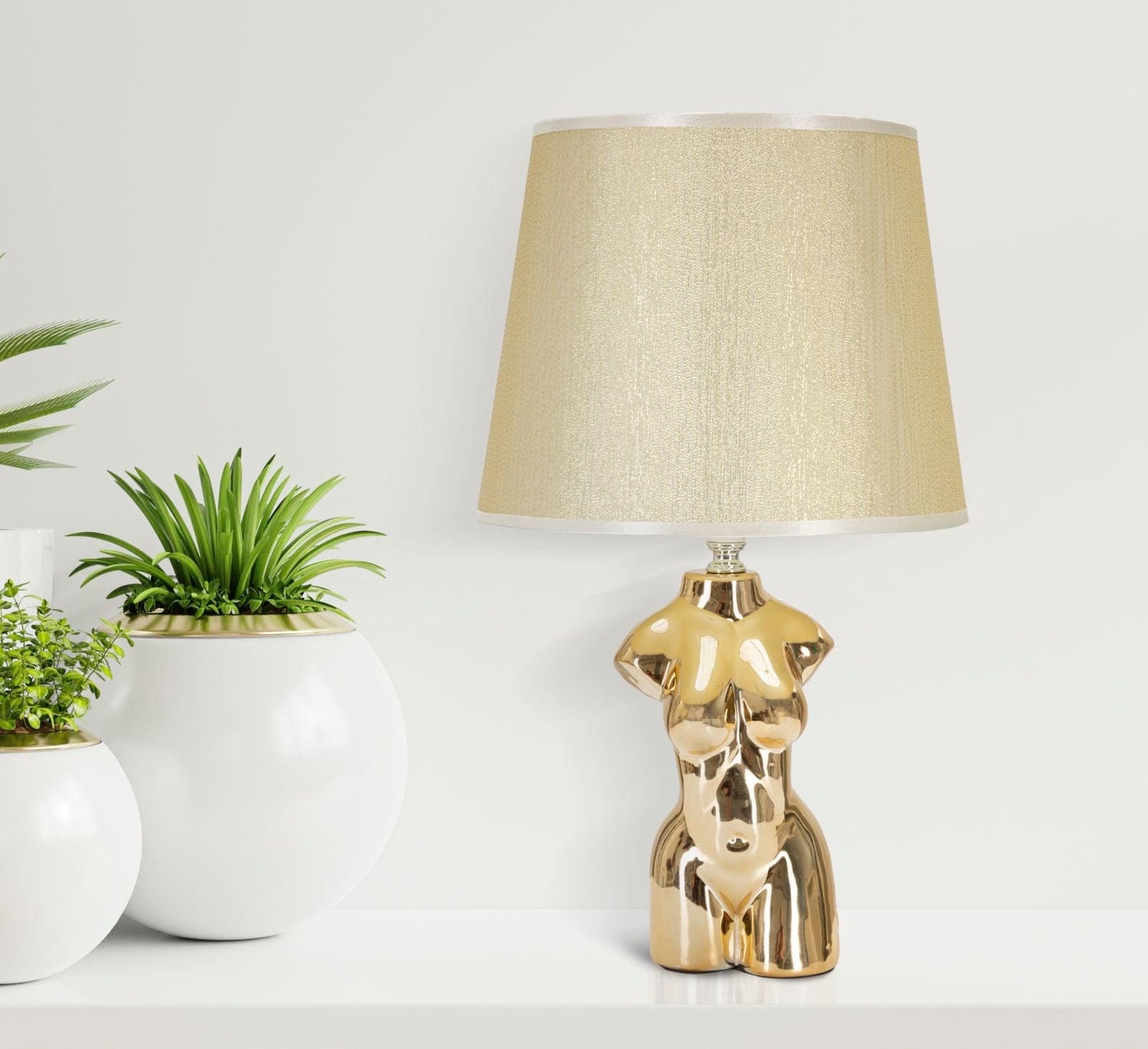 Mauro Ferretti TABLE LAMP GLAM WOMAN CM Ø 25X39,5