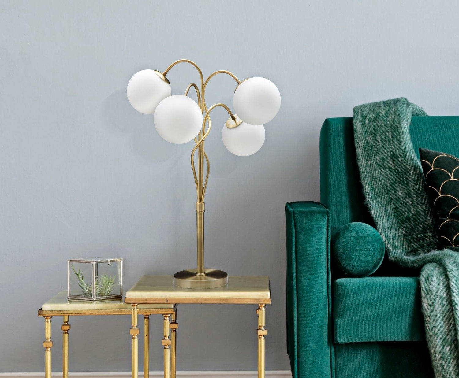 Mauro Ferretti TABLE LAMP GLAMY 4 LIGHT CM Ø 53X74