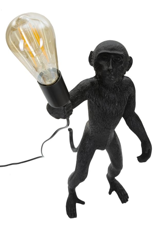 Mauro Ferretti TABLE LAMP MONKEY BLACK CM Ø 26X34X55