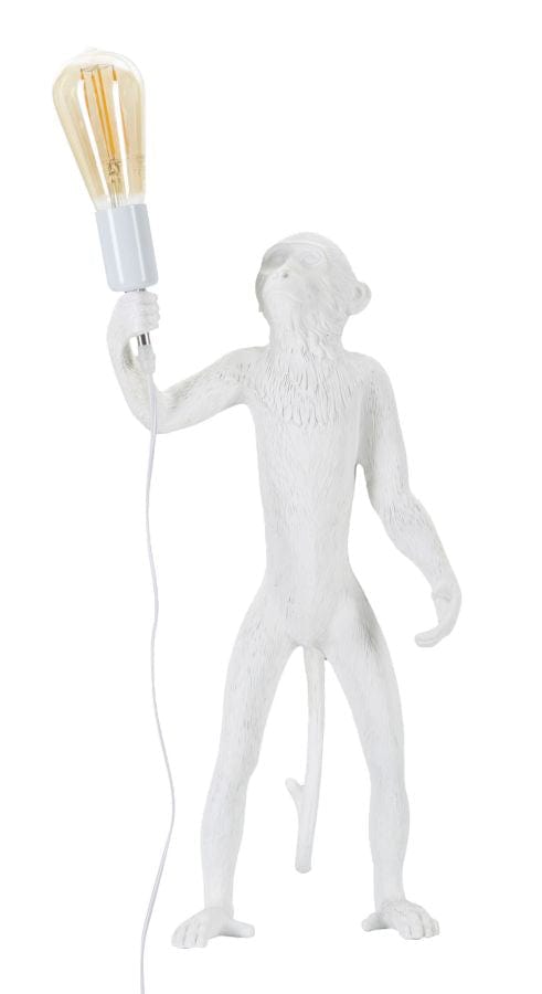 Mauro Ferretti TABLE LAMP MONKEY WHITE CM Ø 26X34X55