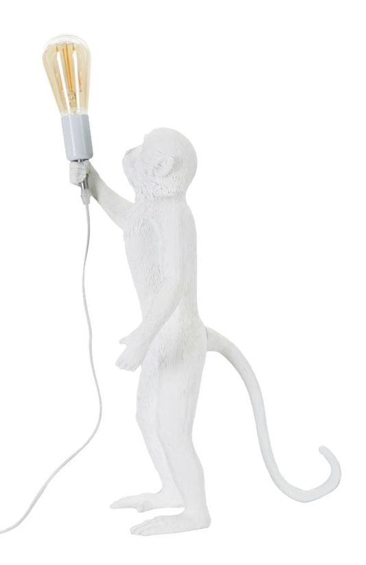 Mauro Ferretti TABLE LAMP MONKEY WHITE CM Ø 26X34X55