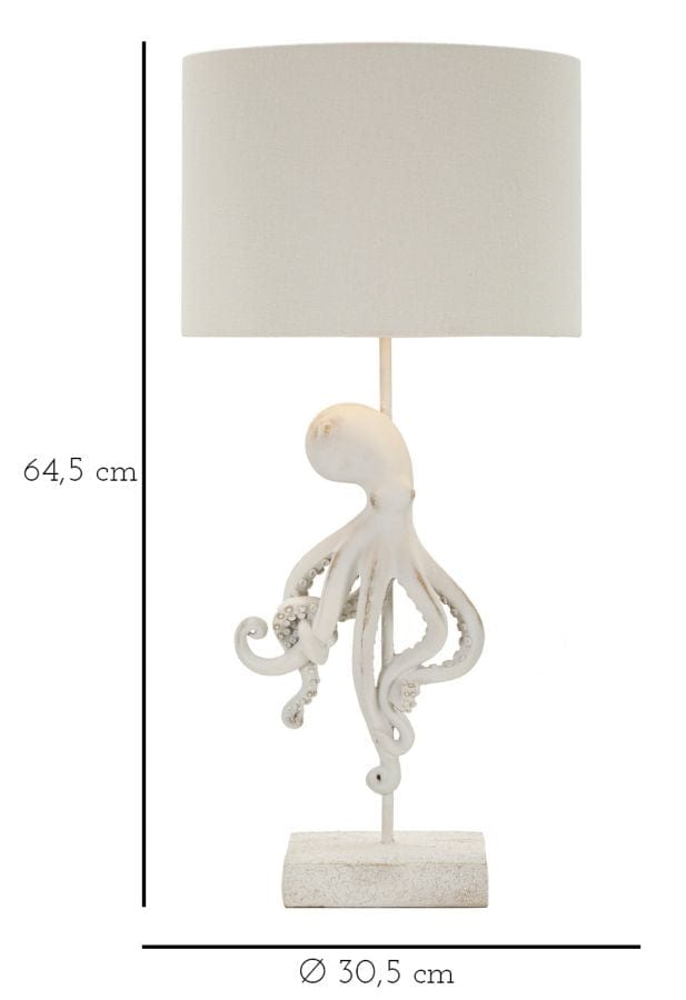 Mauro Ferretti TABLE LAMP OCTOPUS WHITE CM Ø 30,5X64,5