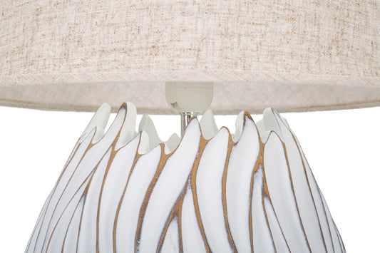 Mauro Ferretti TABLE LAMP POLYRESINHONDURAS CM Ø 35X48