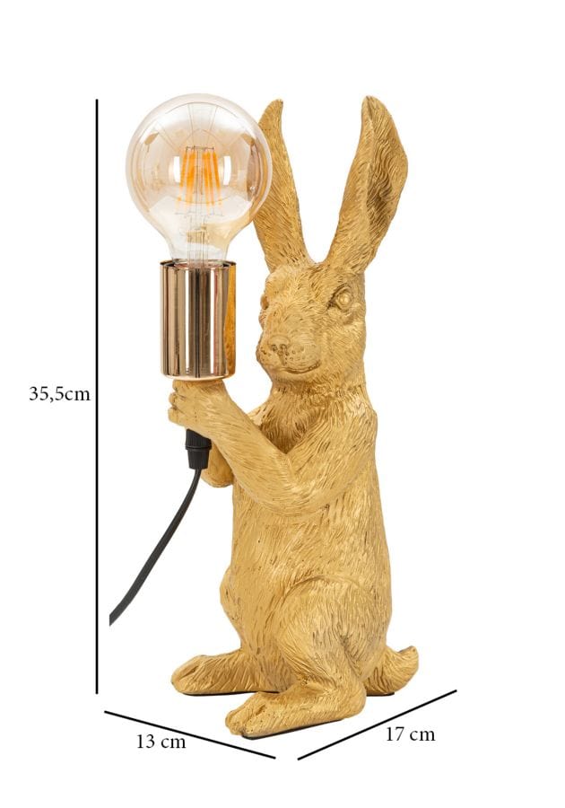 Mauro Ferretti TABLE LAMP RUBBIT CM 13X17X35.5