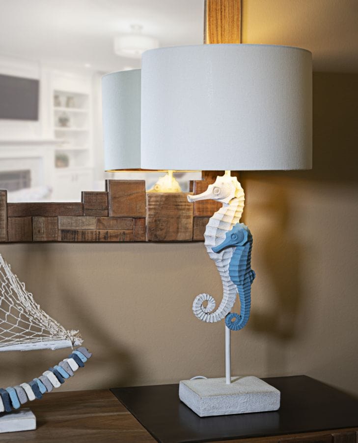 Mauro Ferretti TABLE LAMP SEA HORSE CM Ø 30,5X66,5