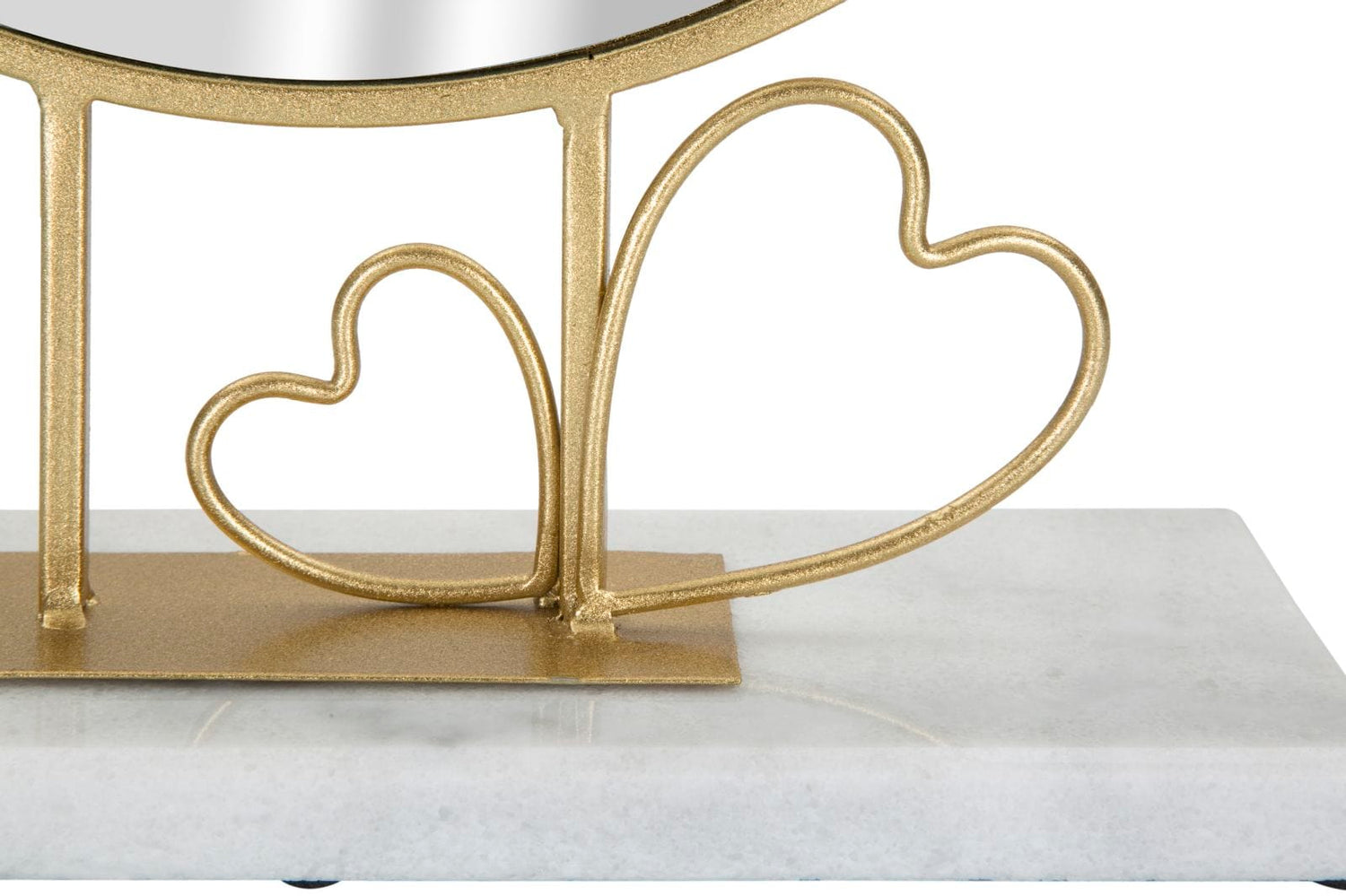 Mauro Ferretti TABLE MIRROR HEART CM 30X9X39,5
