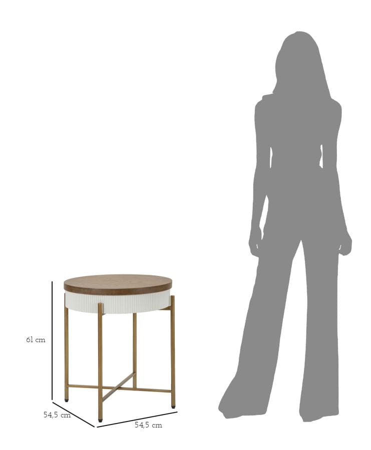 Mauro Ferretti TABLE TOLOSA CM Ø 54,5X61