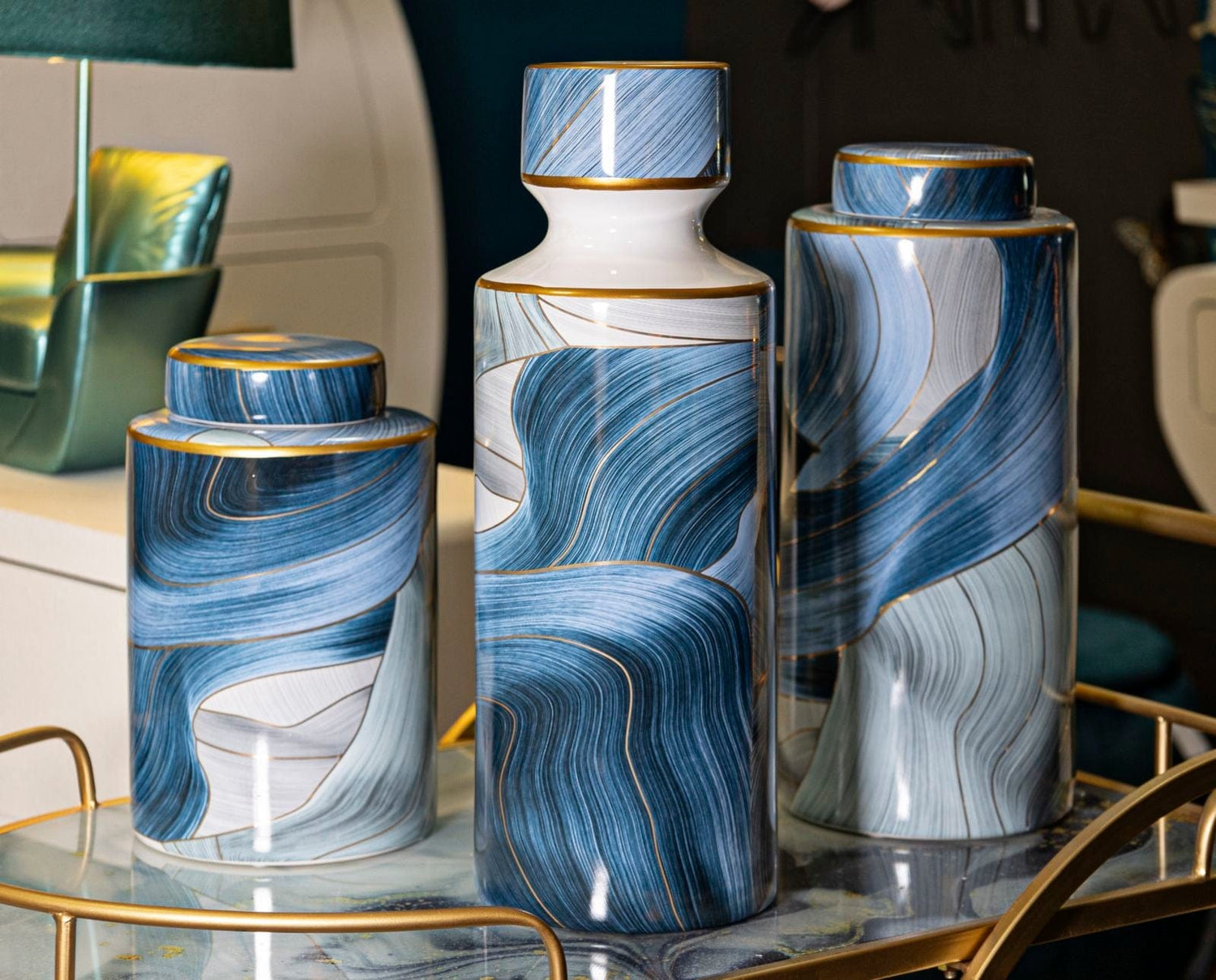 Mauro Ferretti VASE ELEGANT CM Ø 15X34