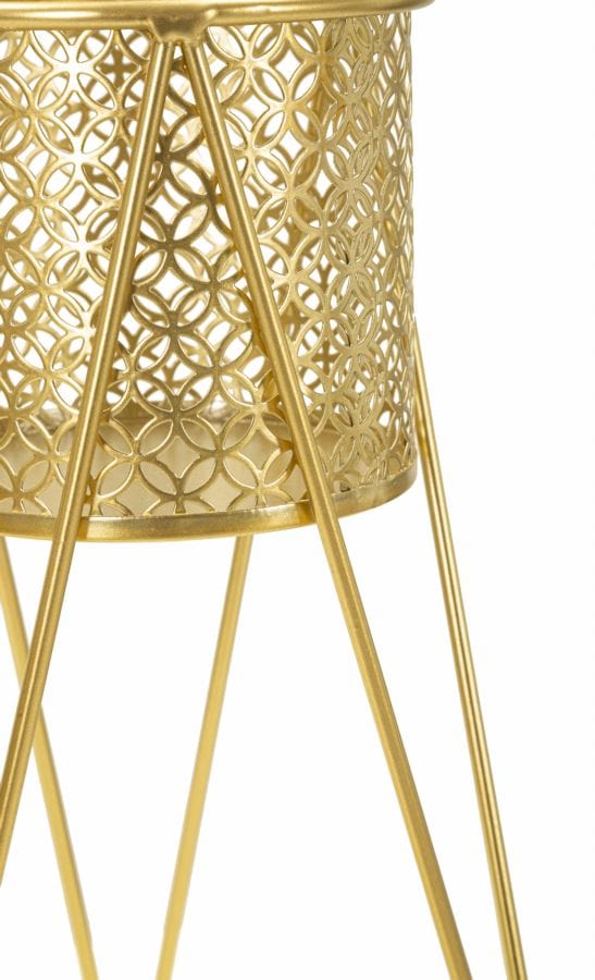 Mauro Ferretti VASE HOLDER NAT SET 2 PCS CM 21X20X46-18X18X32