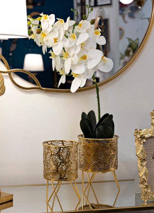 Mauro Ferretti VASE HOLDER NATY SET 2 PCS CM Ø 16X20-13X20