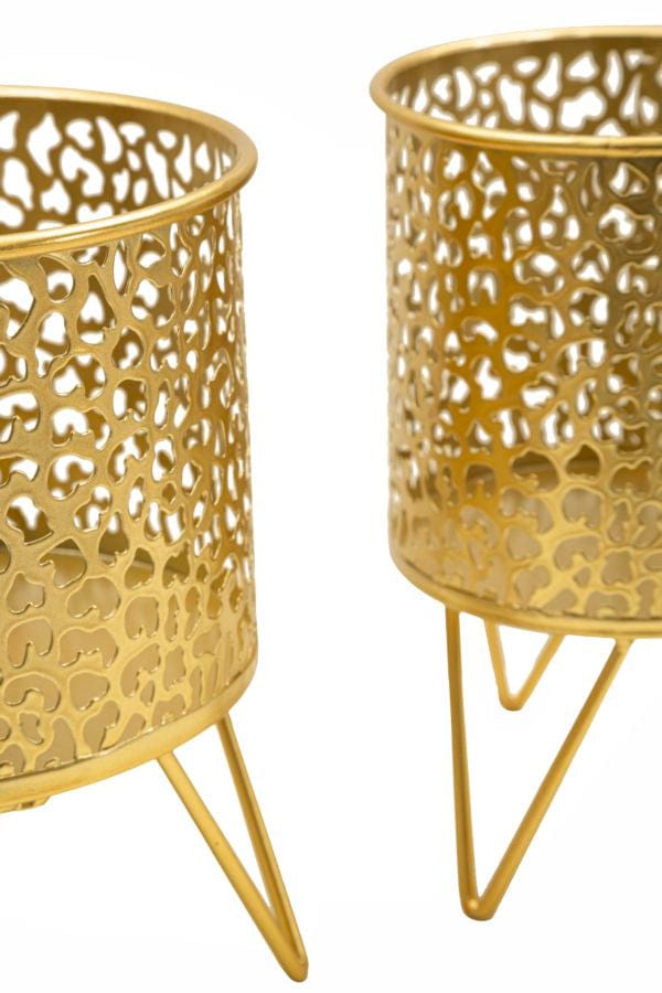 Mauro Ferretti VASE HOLDERPINY SET 2 PCS CM Ø 16X20-13X20