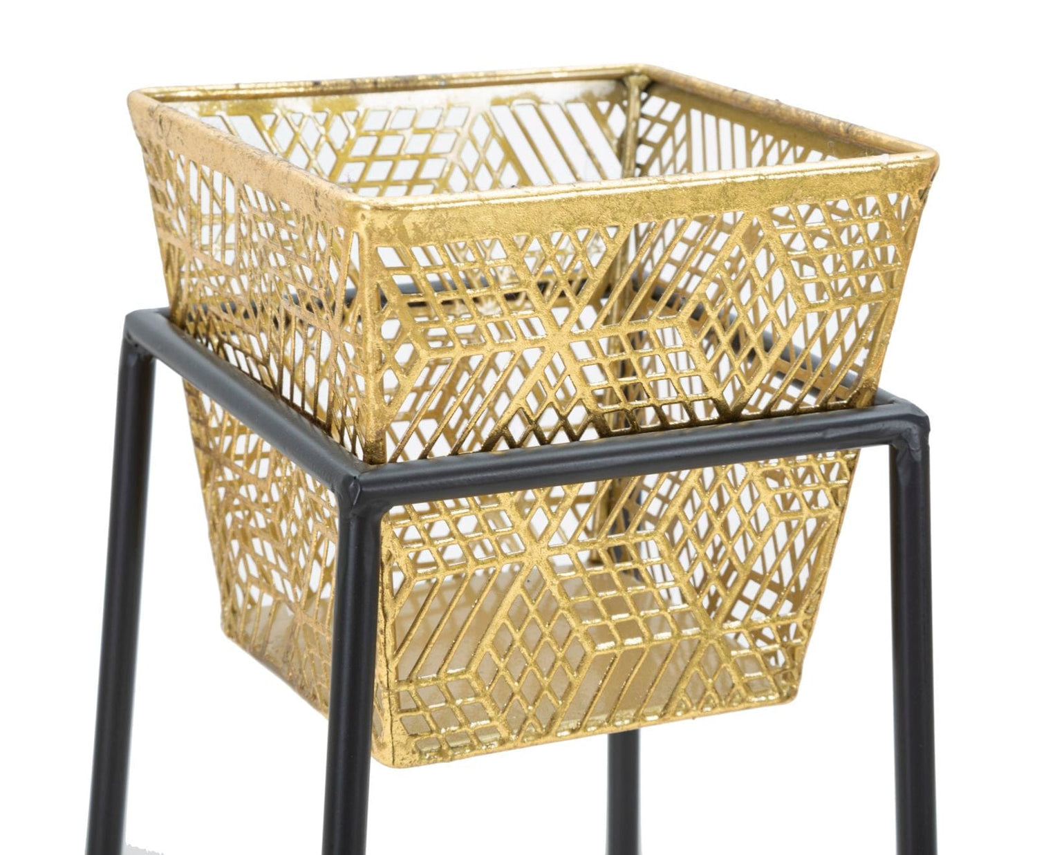 Mauro Ferretti VASE OLDER SQUARE SET 2 PCS CM Ø 23X70-20X60