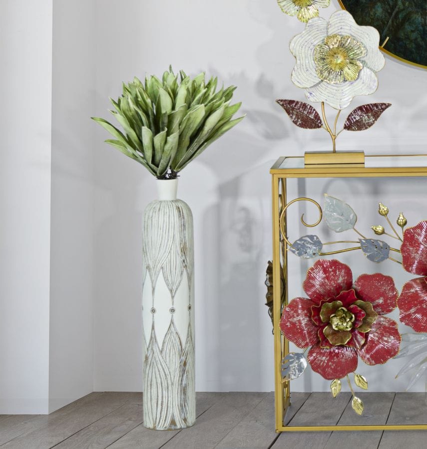 Mauro Ferretti VASE POLYRESIN ATENE CM Ø 15,5X74